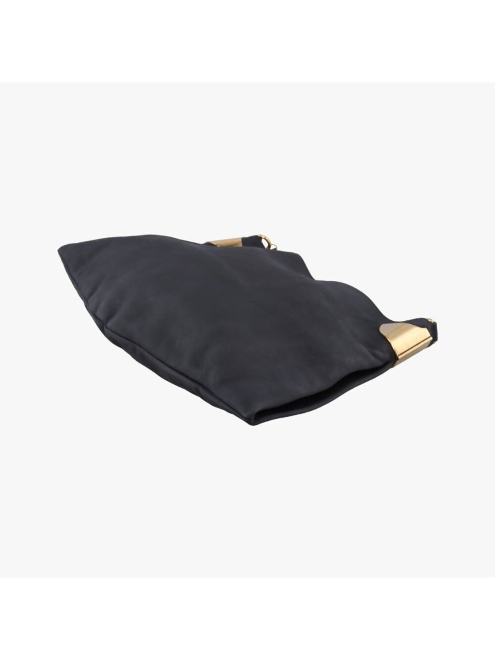 ★SOLD★ Gucci Large Black Leather Messenger Bag - Picture 4 of 15